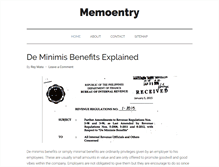 Tablet Screenshot of memoentry.com